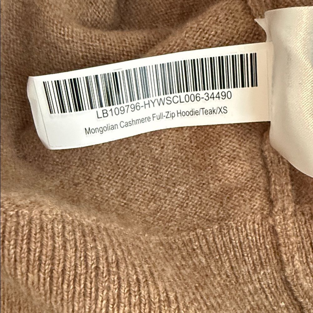 Quince Mongolian Cashmere Fullzip Hoodie XS NWOT - Picture 12 of 12